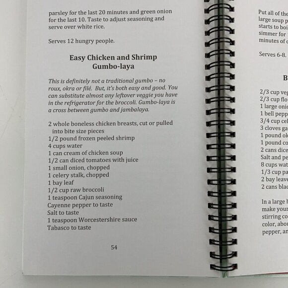 Gumbo From How To Wow Spiral Bound Cookbook By Deanie Comeaux Bahan 2015 Spiral - Picture 10 of 10